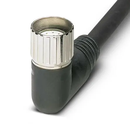 Produktfoto 1 von Phoenix Contact RCK-TWUM/BL12+10/ 0PUR-U, 12-polig Sensor-Betätigungselementkabel, Rechtwinklig Buchse 11 / Nicht