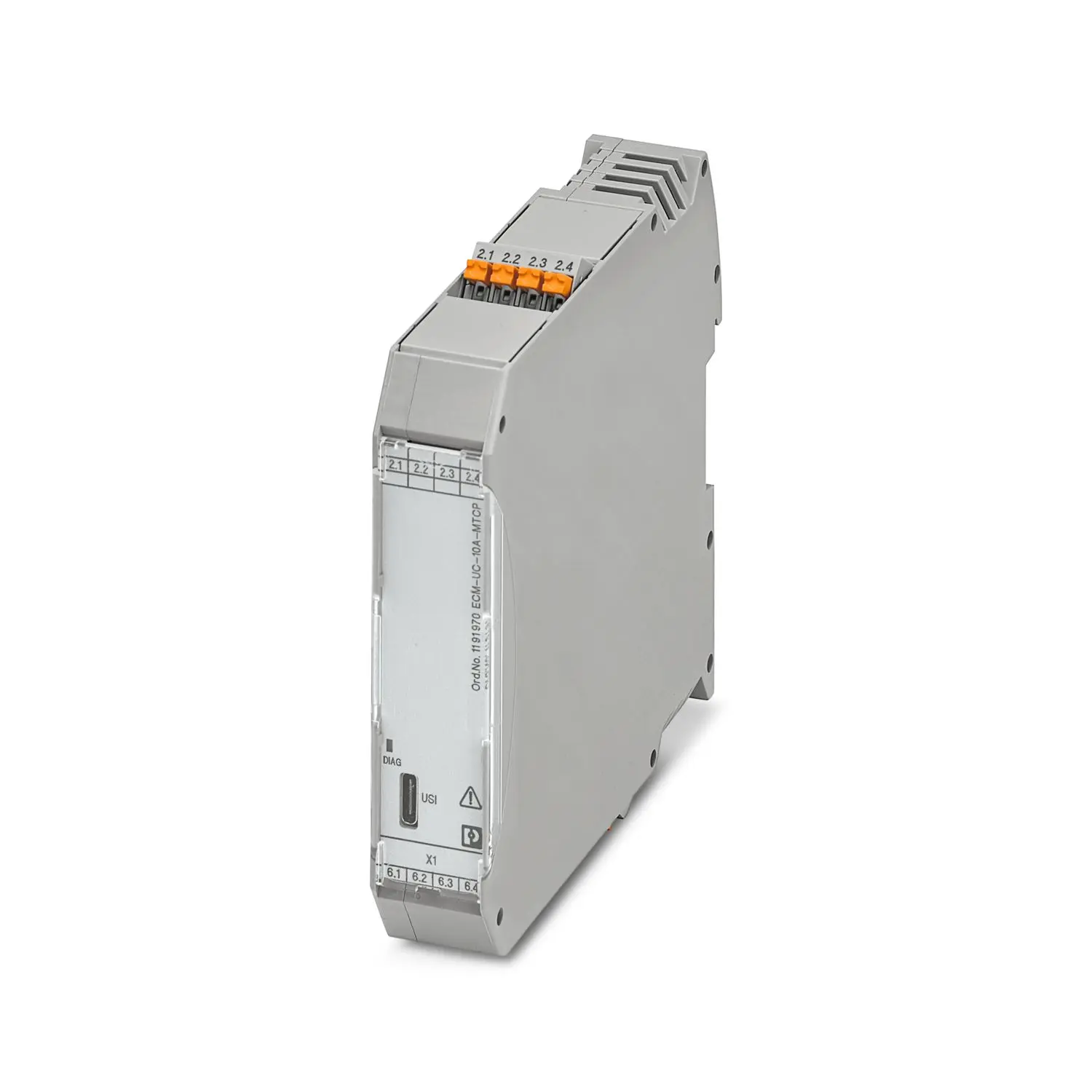 Produktfoto 1 von Phoenix Contact Serie 1191 Signalwandler 24 V, Strom 0 to 10 A EIN / Spannung 0/4000 V AUS DIN-Hutschiene