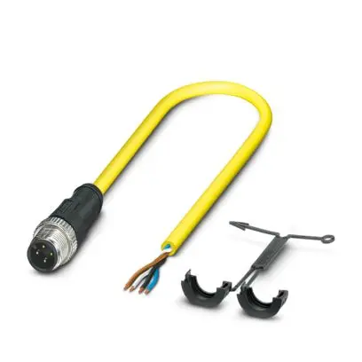 Phoenix Contact SAC, 4-polig Steuerleitung, M12, Gerade Stecker 4 / Freies Kabelende, Länge 2 m