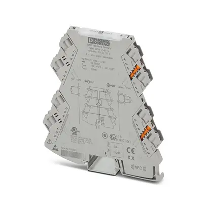 Produktfoto 1 von Phoenix Contact Serie 2902 Signalwandler 24 V dc, Strom 0 to 20 mA EIN / Spannung 0/10 V AUS DIN-Hutschiene, ATEX