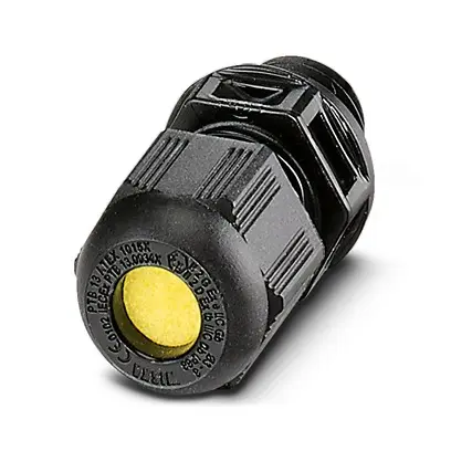 Produktfoto 1 von Phoenix Contact G-ESIS Kabelverschraubung, M12 x 1.5 Polyamid Schwarz 3 mm/ 6 mm, IP68, IP66