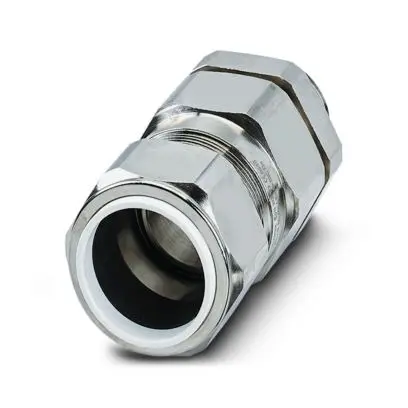 Phoenix Contact 1411 Kabelverschraubung, M20 Messing vernickelt Messing 20.9 mm/ 12.5 mm, IP68, IP67, IP66