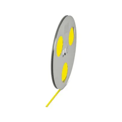 Produktfoto 1 von Phoenix Contact 800 Wärmeschrumpfschlauch, Polyolefin Gelb, Ø 4.5 mm, Länge 120mm