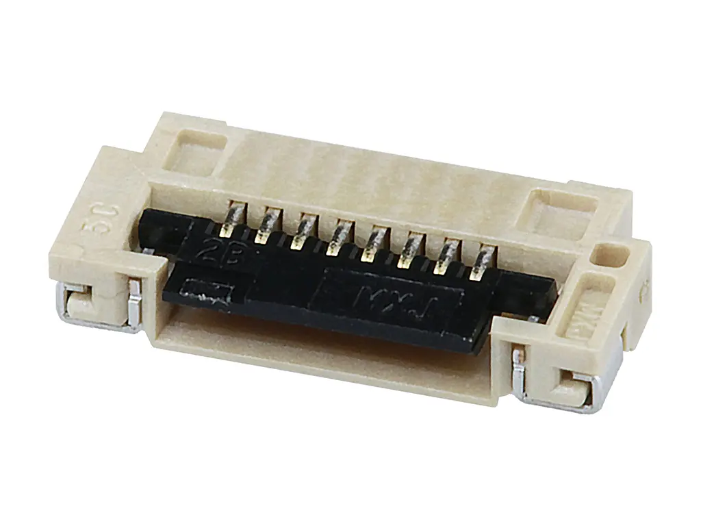 Produktfoto 1 von Molex 51296-0894, SMD gewinkelt FPC-Steckverbinder, 8-polig, Raster 0.5 mm, Unterseite