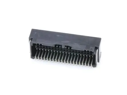 Produktfoto 1 von Molex 505448 Leiterplattenleiste gewinkelt, 40-polig / 2-reihig, Raster 1.25 mm Raster Oberfläche, Ummantelt