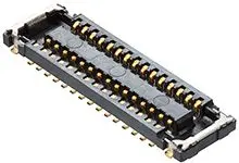 Produktfoto 1 von Molex 50555 Leiterplattenbuchse Vertikal Platine 40-polig / 2-reihig, Raster 0.4 mm SMD