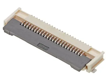 Molex 505110-2491, Oberfläche gewinkelt FPC-Steckverbinder, 24-polig, Raster 0.5 mm, Unterseite