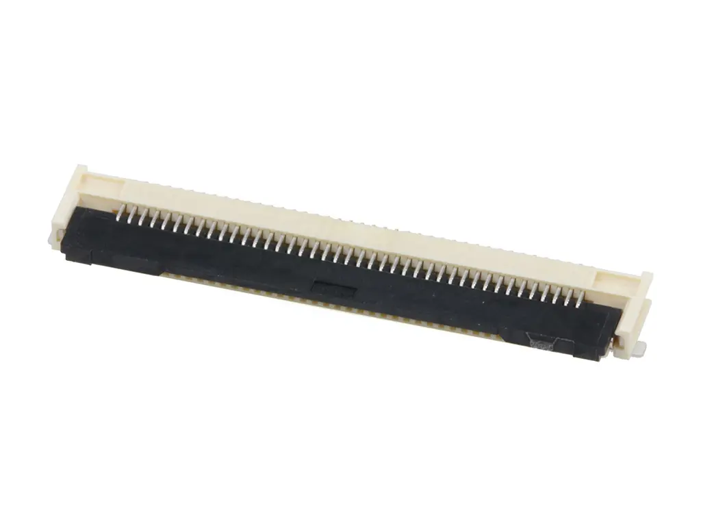 Produktfoto 1 von Molex 505110-4196, SMD gewinkelt FPC-Steckverbinder, 41-polig, Raster 0.5 mm, Unterseite