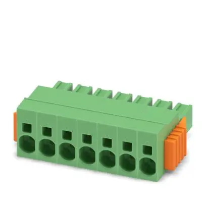 Produktfoto 1 von Phoenix Contact SPC 5 Leiterplattensteckverbinder, 7-polig / 1-reihig, Raster 7.62 mm Steckfeder