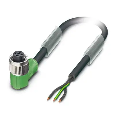 Produktfoto 1 von Phoenix Contact SAC, 3-polig Sensor-Betätigungselementkabel, Gerade Buchse 3 / M12, Länge 10 m