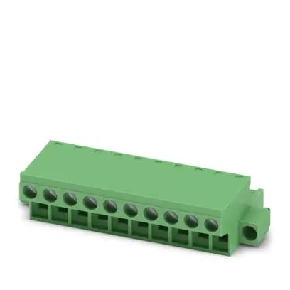 Produktfoto 1 von Phoenix Contact Leiterplattensteckverbinder, Schraubanschlussklemme, 10-polig / 1-reihig, Raster 5 mm Steckfeder