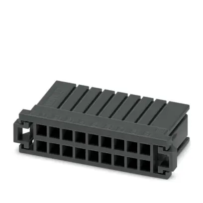 Produktfoto 1 von Phoenix Contact DD31PC Leiterplattensteckverbinder, 18-polig / 1-reihig, Raster 3.81 mm Crimpbefestigung