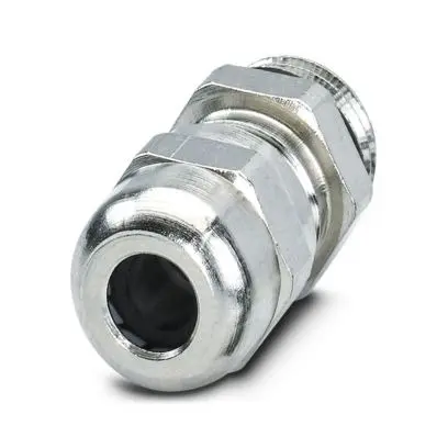 Produktfoto 1 von Phoenix Contact 1411 Kabelverschraubung, PG7 Messing vernickelt Messing 6.5 mm/ 3 mm, IP68