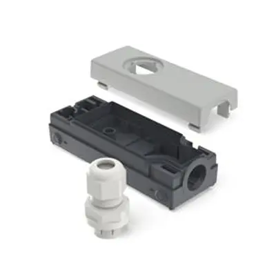 Produktfoto 1 von RAFI E-BOX MODULAR Gehäuse x Ø 22.3 mm, Hellgrau, Kunststoff, IP65