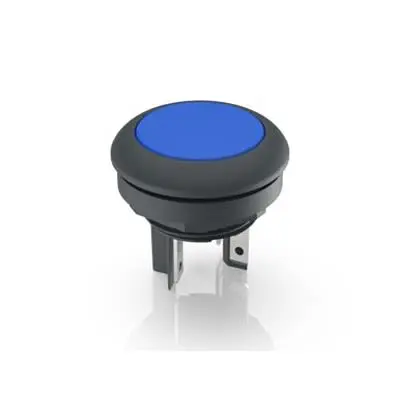 RAFI LUMOTAST 16 Beleuchtete Drucktaste Weiß Beleuchtet Tastend Durchsteckmontage Ø 16.2 mm, 1 Schließer / 100mA 35 V dc