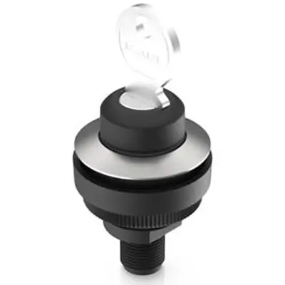 Produktfoto 1 von RAFI Schlüsselschalter Tastend 1-Positionen DPST 0.1A IP65