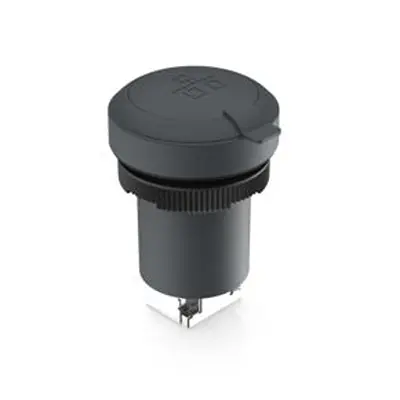Produktfoto 1 von RAFI, RAMO 22 F RJ-Kupplung, RJ45, Cat.5, 1 -Port, L 29.82 mm, Typ Durchgangskabel