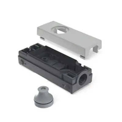 Produktfoto 1 von RAFI E-BOX MODULAR Gehäuse x Ø 22.3 mm, Hellgrau, Kunststoff, IP65