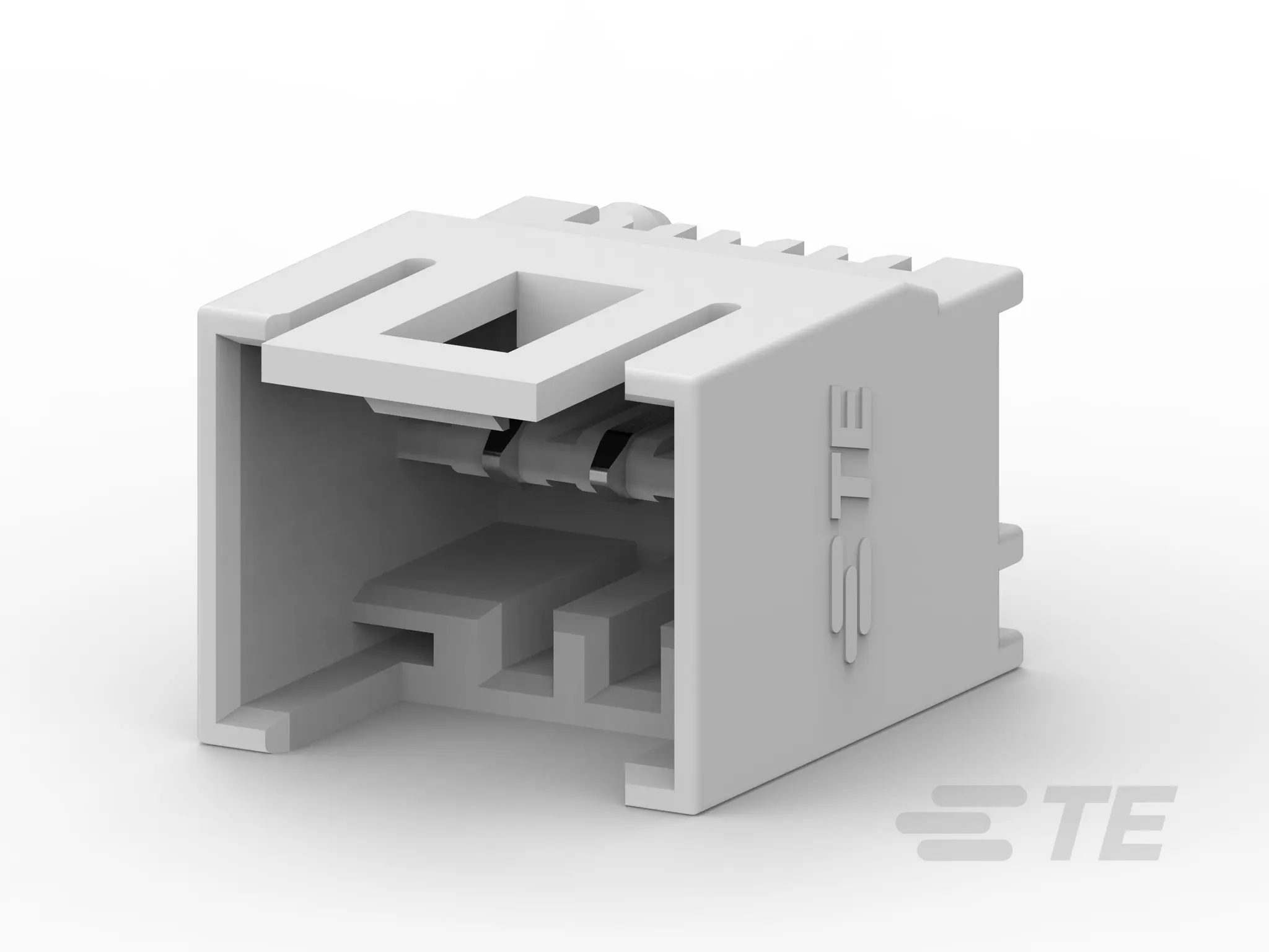 Produktfoto 1 von TE Connectivity AMPMODU Leiterplattenleiste Vertikal, 3-polig / 1-reihig, Raster 2.5 mm Raster Platine, Kabel-Platine,