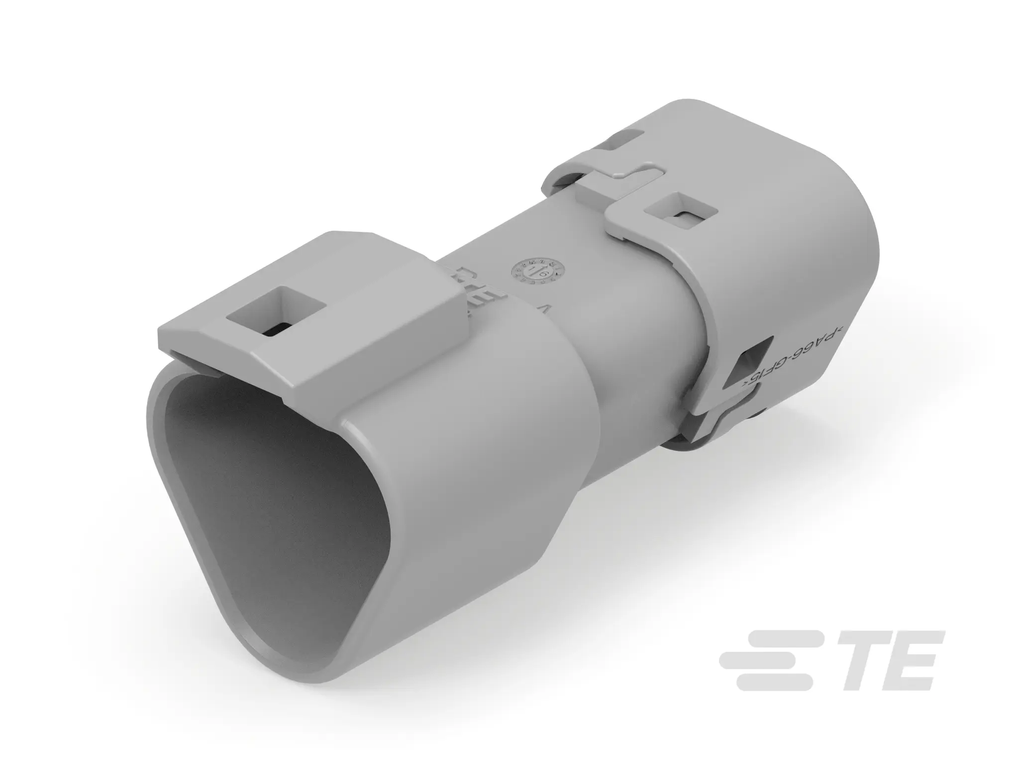 Produktfoto 1 von TE Connectivity 1-2303813-2 Serie Kfz-Steckverbindergehäuse Polyamid Glasfaser, Stecker, Gerade, 3-polig,