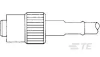 Produktfoto 1 von TE Connectivity 1-330723-0 Koaxialsteckverbinder, 50 Ω Crimpbefestigung, 3.2 mm, Gerade
