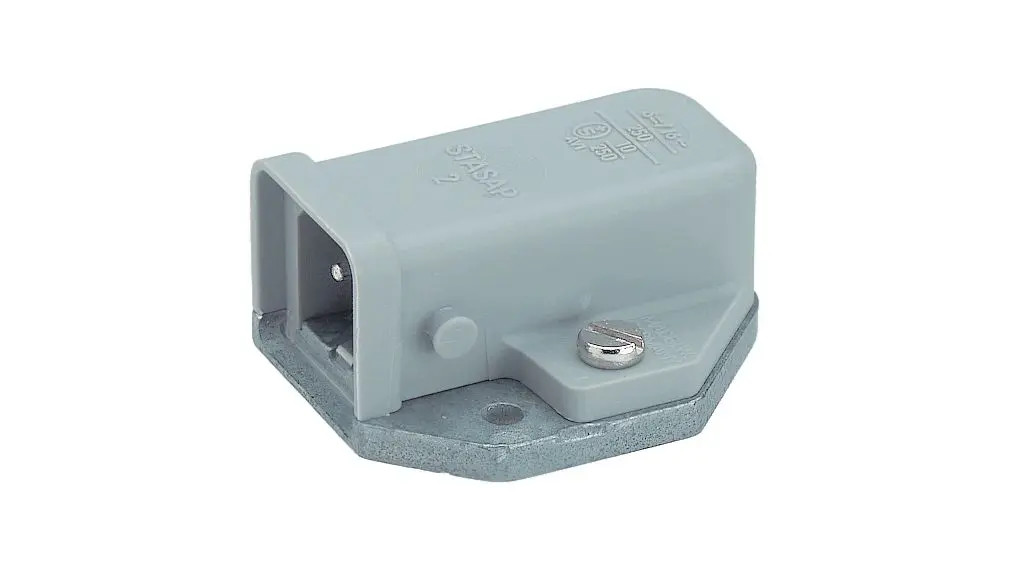 Hirschmann ST Leistungssteckverbinder Stecker Grau 2 + PE, 250 V / 10A, SMD IP54