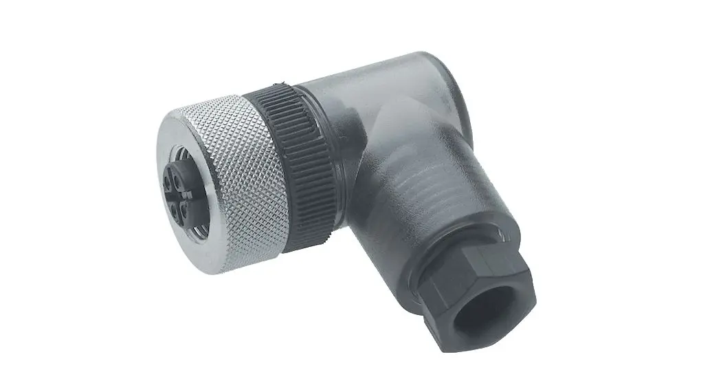Produktfoto 1 von Hirschmann E M12 Industrie-Rundsteckverbinder Buchse 4-polig Buchse 4A Kabel IP40