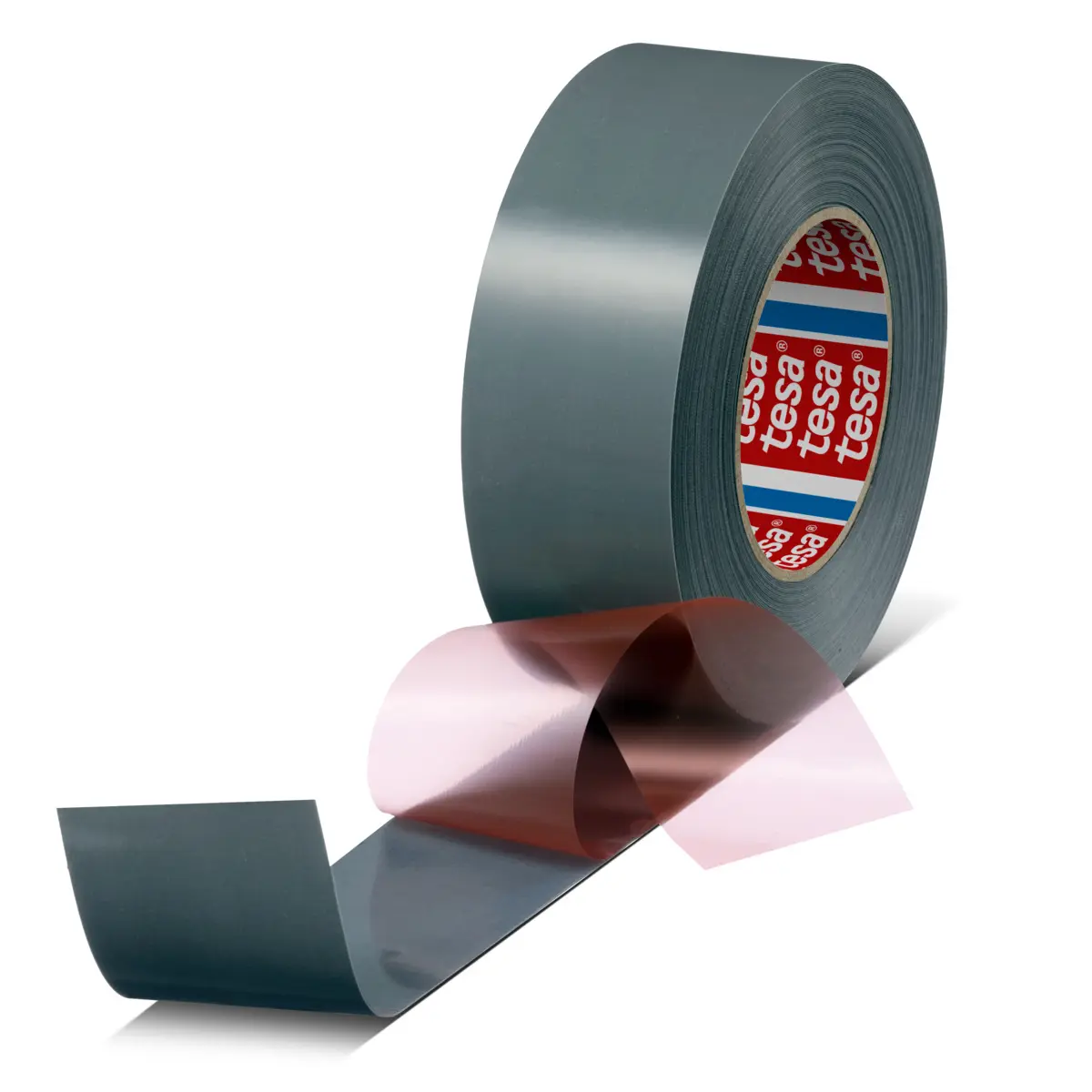 Produktfoto 1 von Tesa 4563 Packband, Silikonbeschichtetes Tuch, Grau, Stärke 380 μm, 50 mm x 25 m