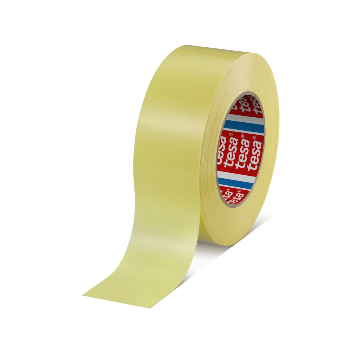 Produktfoto 1 von Tesa 4289 Packband, Mono-orientiertes Polypropylen, Gelb, Stärke 150 μm, 50 mm x 66 m