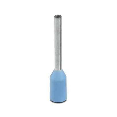 Produktfoto 1 von Phoenix Contact Aderendhülse, Stift ø 0.8 mm, Blau, Polypropylen, 8 mm, 12.5 mm, Isoliert, 24 AWG max.