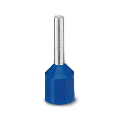 Produktfoto 1 von Phoenix Contact Aderendhülse, Stift ø 2.3 mm, Blau, Polypropylen, 12 mm, 21.5 mm, Isoliert, 14 AWG max.