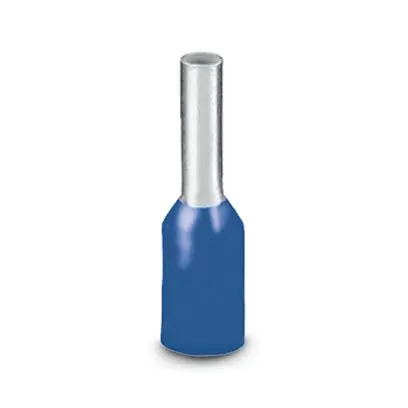 Produktfoto 1 von Phoenix Contact Aderendhülse, Stift ø 2.3 mm, Blau, Polypropylen, 8 mm, 14 mm, Isoliert, 14 AWG max.