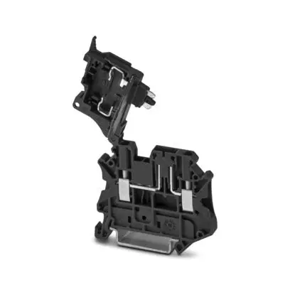 Produktfoto 1 von Phoenix Contact Anschlussklemmenblock DIN-Schiene 1 Schwarz, 2.5 mm², 275 V Schraubbefestigung Abgesichert UKCA-EX,
