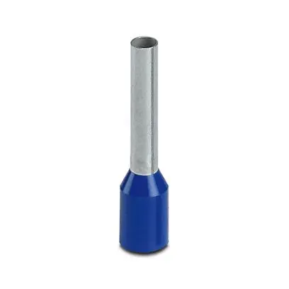 Produktfoto 1 von Phoenix Contact Aderendhülse, Stift ø 2.3 mm, Blau, Polypropylen, 12 mm, 18 mm, Isoliert, 14 AWG max.