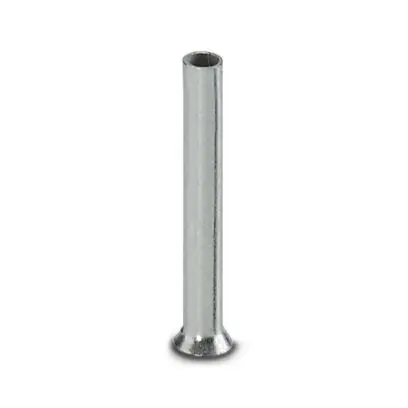 Produktfoto 1 von Phoenix Contact Aderendhülse, Stift ø 1 mm, Silber, 10 mm, 10 mm, 20 AWG max.