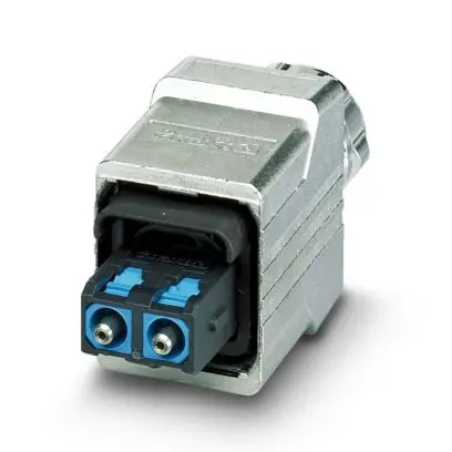 Produktfoto 1 von Phoenix Contact VS LWL-Steckverbinder, SCRJ, Duplex, POF, 980/1000 μm 1.5dB, ø 2.2 mm, Silber