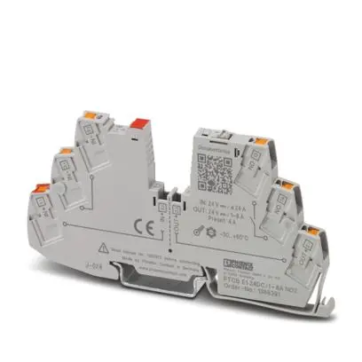 Produktfoto 1 von Phoenix Contact PTCB PTCB Elektronischer Schutzschalter 24V 1, 8 A DIN-Hutschiene 300 A, Typ E x 6.2 mm