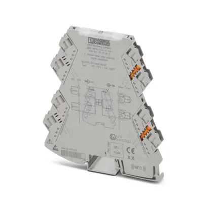 Produktfoto 1 von Phoenix Contact Serie MINI MCR Passivtrenner 9.6/30 V dc, Strom / Analog 30 V dc AUS DIN-Hutschiene, ATEX