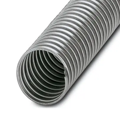 Produktfoto 1 von Phoenix Contact Kabelabdeckung, Innen-Ø 40 mm, 40 mm x 10 m Edelstahl, Silber