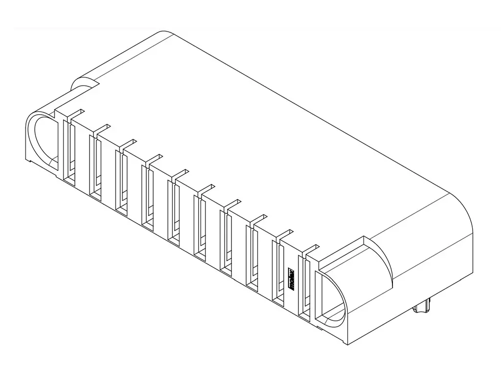 Molex Leiterplattenbuchse Steckverbindergehäuse für Board-zu-Board, Strom, 219564