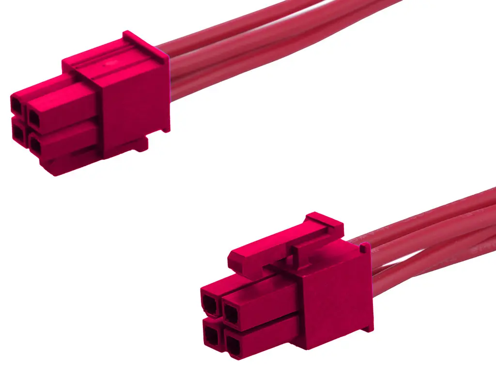 Molex 4 226196 Kabel-Platine-Kabelkomponente Mini-Fit, Versa 4 / Crimp-Anschlussklemme Buchse / Buchse, 600 mm