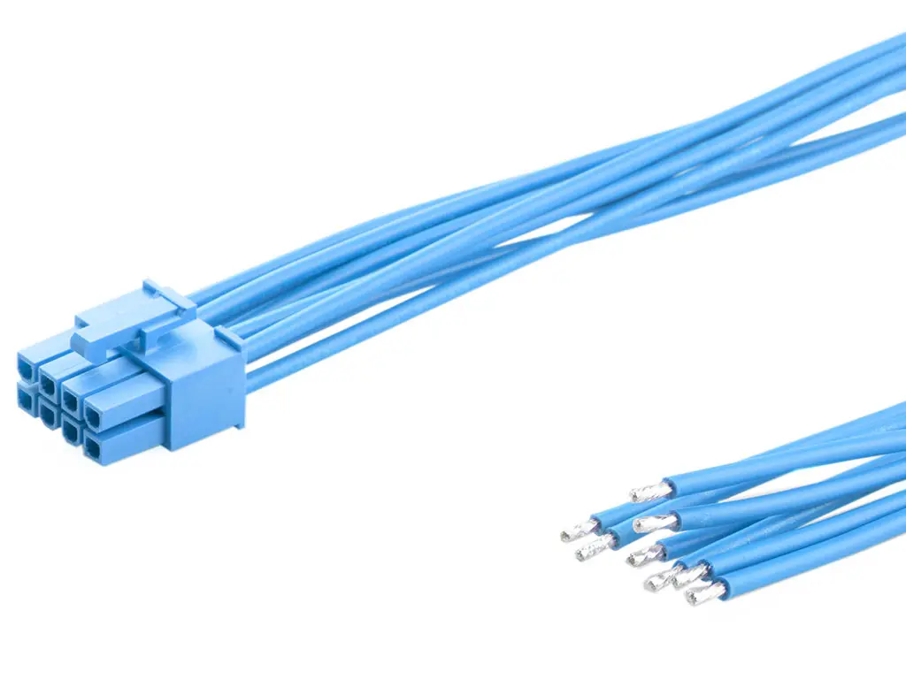 Produktfoto 1 von Molex 8 226245 Kabel-Platine-Kabelkomponente Mini-Fit, Versa 8 / Anschlusslitze Buchse / Stecker, 600 mm