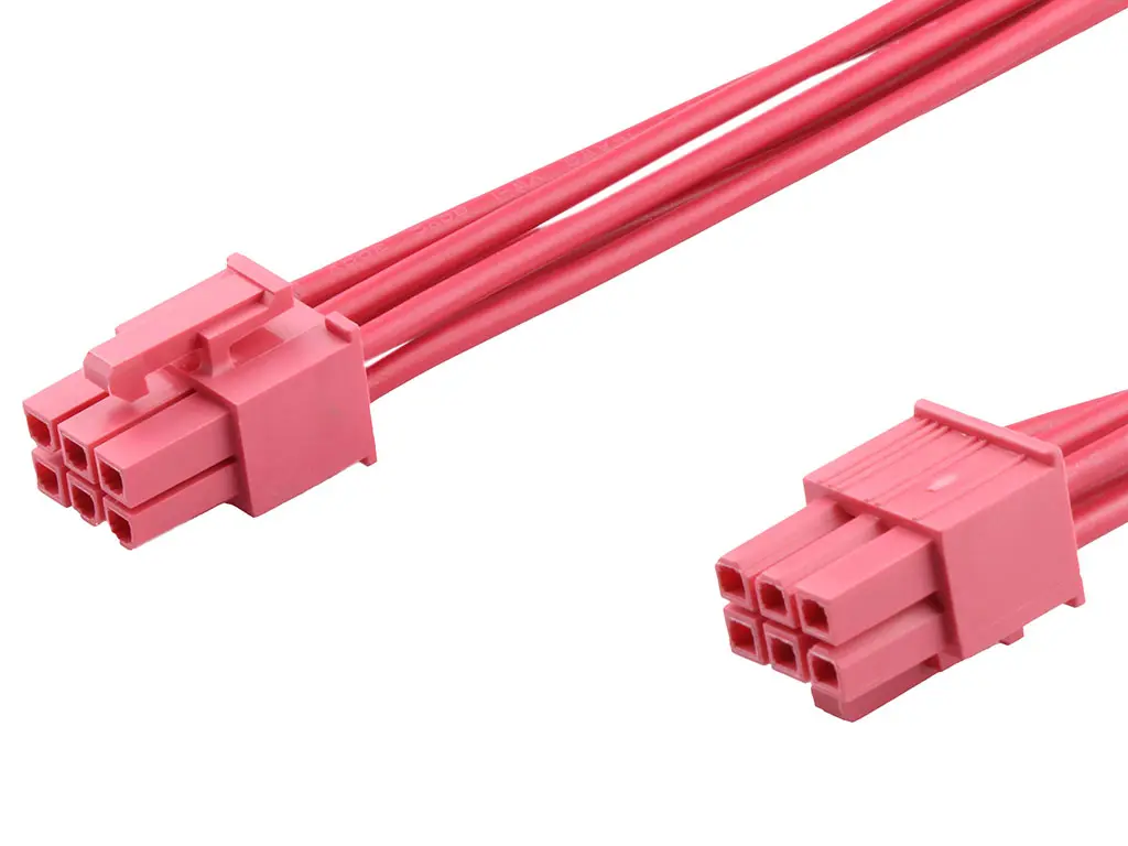 Produktfoto 1 von Molex 6 226196 Kabel-Platine-Kabelkomponente Mini-Fit, Versa 6 / Crimp-Anschlussklemme Buchse / Buchse, 600 mm