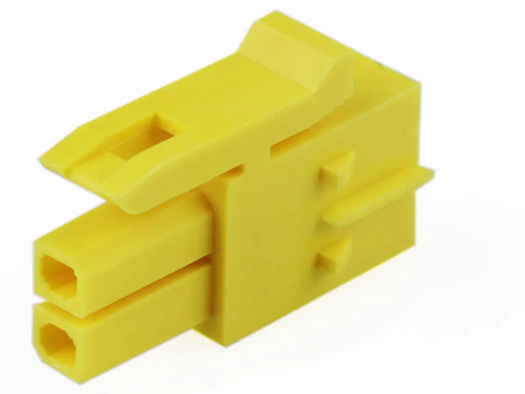 Produktfoto 1 von Molex 206461 Buchse Steckverbindergehäuse 3 mm, 2-polig / 2-reihig Gerade, Panel