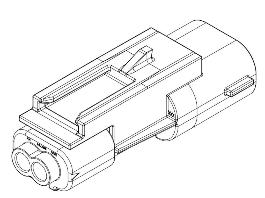 Produktfoto 1 von Molex 207778 Stecker Steckverbindergehäuse 3.6 mm, 3-polig / 1-reihig Gerade, Panel