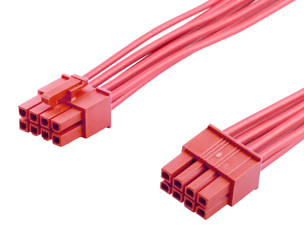 Produktfoto 1 von Molex 8 226196 Kabel-Platine-Kabelkomponente Versa, Mini-Fit 8 / Crimp-Anschlussklemme Buchse / Buchse, 300 mm