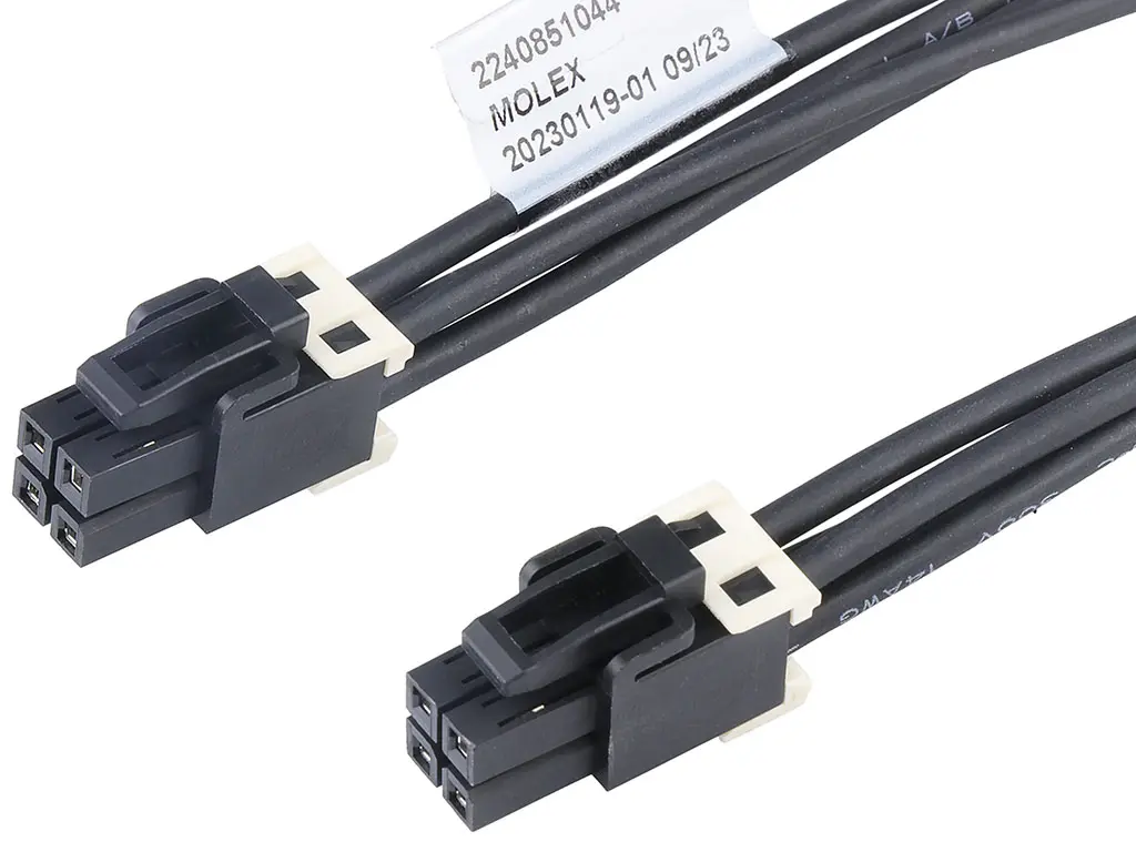 Produktfoto 1 von Molex 4 224085 Kabel-Platine-Kabelkomponente Mini-Fit Max 4 / Mini Fit Max Buchse / Buchse, 150 mm