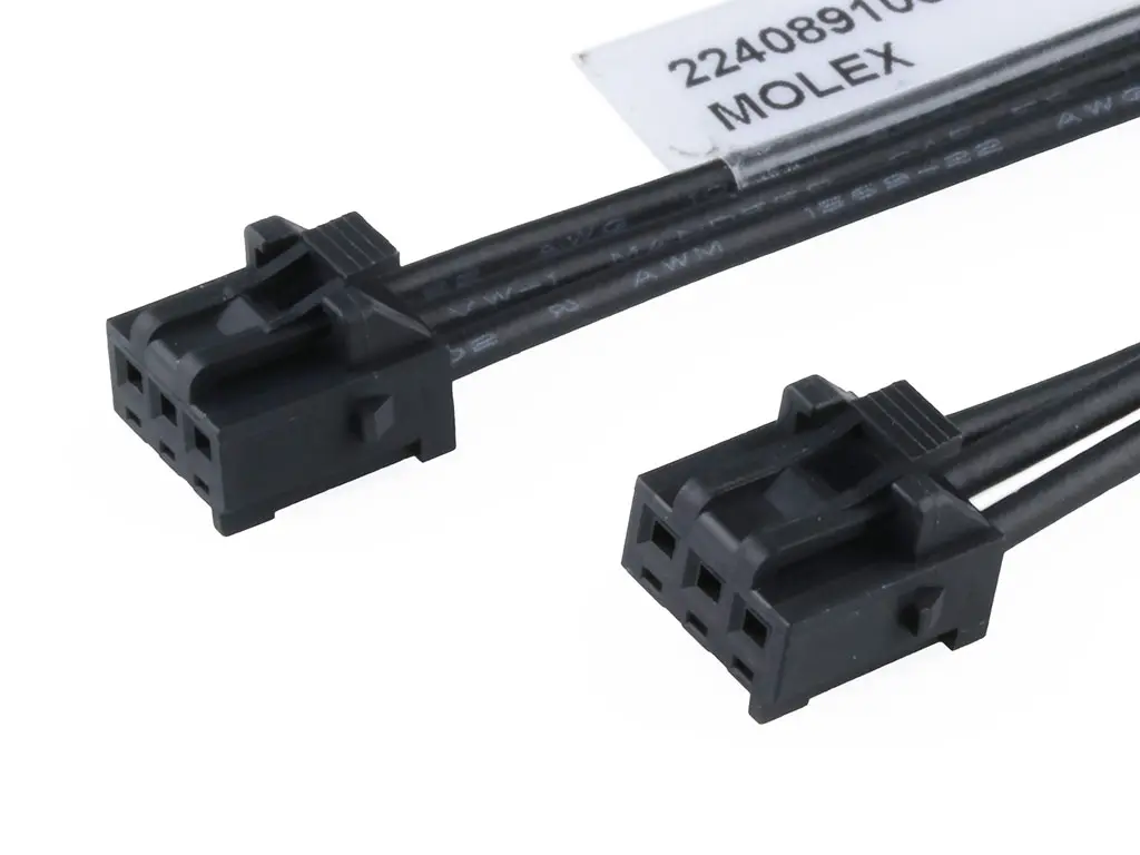 Produktfoto 1 von Molex 3 224089 Kabel-Platine-Kabelkomponente KK Plus 250 3 / KK Plus 250 Buchse / Buchse, 600 mm
