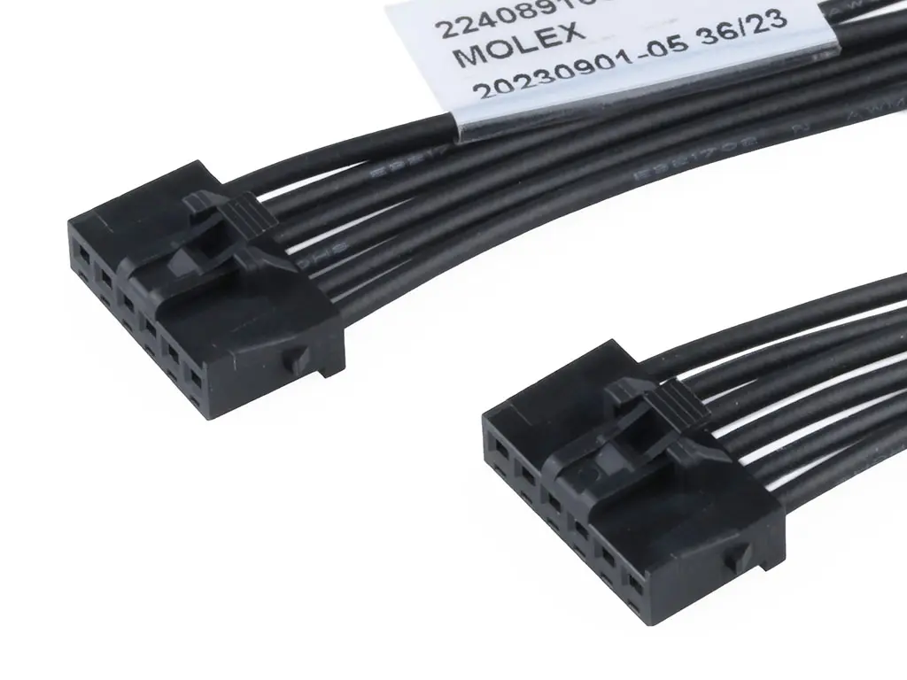 Produktfoto 1 von Molex 6 224089 Kabel-Platine-Kabelkomponente KK Plus 250 6 / KK Plus 250 Buchse / Buchse, 150 mm