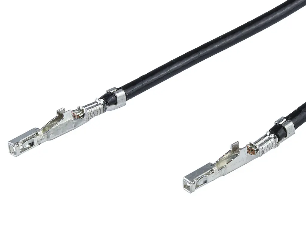 Produktfoto 1 von Molex 1 224087 Kabel-Platine-Kabelkomponente Mini-Fit Max Crimp 1 / Crimp-Anschlussklemme Buchse / Buchse, 300 mm